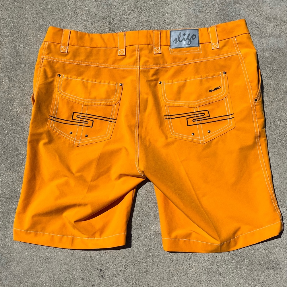 Sligo Mens Size 40 Athletic Shorts Orange